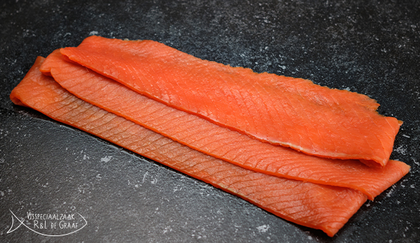 Wilde gerookte zalmfilet